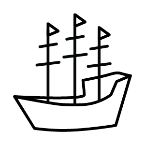 Access Routes project element - a ship